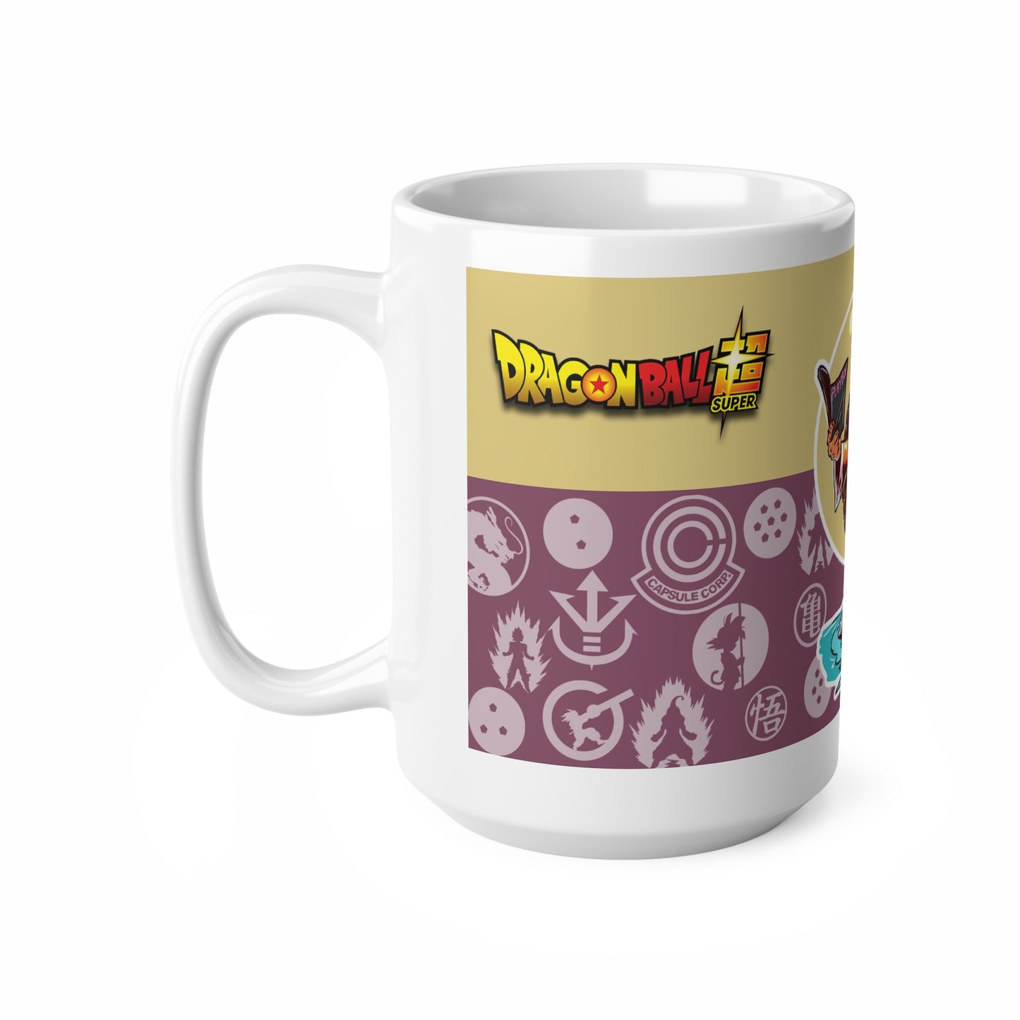 Dragon Ball Super Ceramic Coffee Mug - 11oz & 15oz - Perfect for Anime Fans