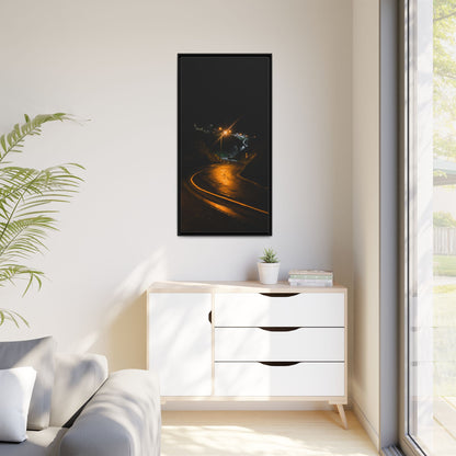 Ballybunion at Night Matte Canvas, Framed (Multi-color)
