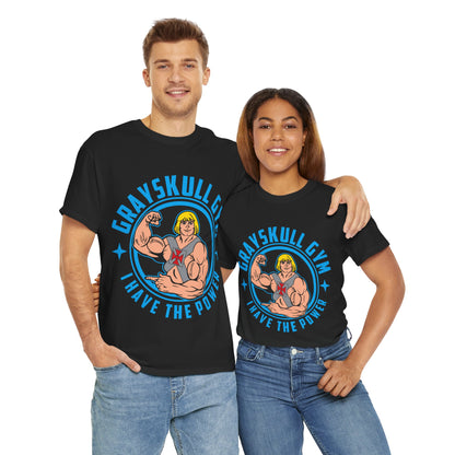 Grayskull Gym Unisex Heavy Cotton Tee - I Have The Power Black
