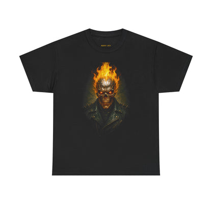 Flaming Skull Rider T-Shirt