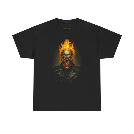 Flaming Skull Rider T-Shirt