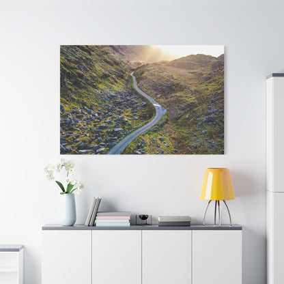 Valley Road Matte Canvas, Stretched, 1.25"