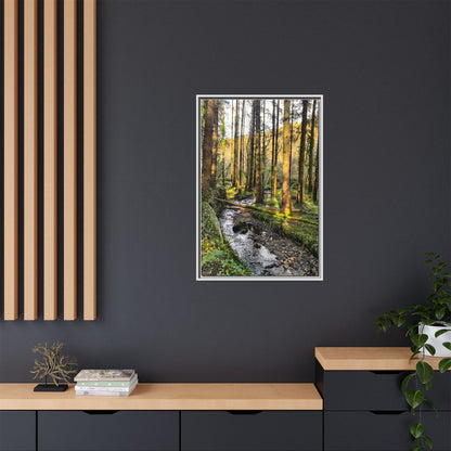 Glanageenty Forest Trail 2 Matte Canvas, Framed (Multi-color)