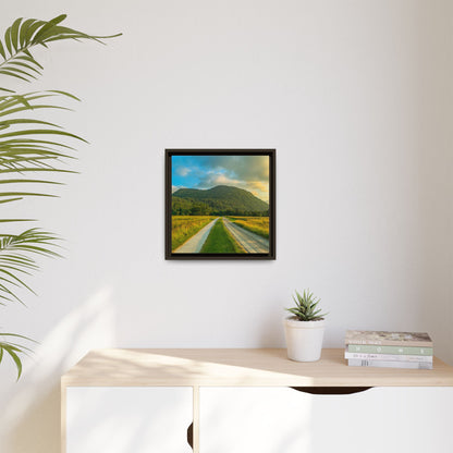 Mountain Torc Matte Canvas, Framed (Multi-color)