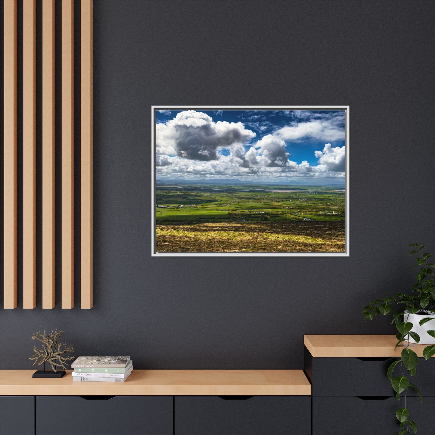 Kerry Panorama Matte Canvas, Framed (Multi-color)