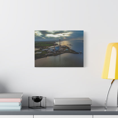 Tarbert Power Station Matte Canvas, Stretched, 1.25"