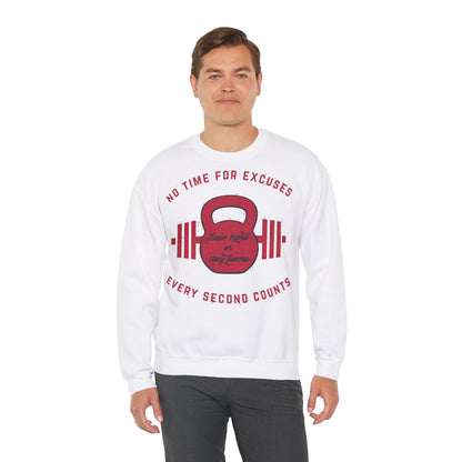 No Time For Excuse Unisex Heavy Blend™ Crewneck Sweatshirt