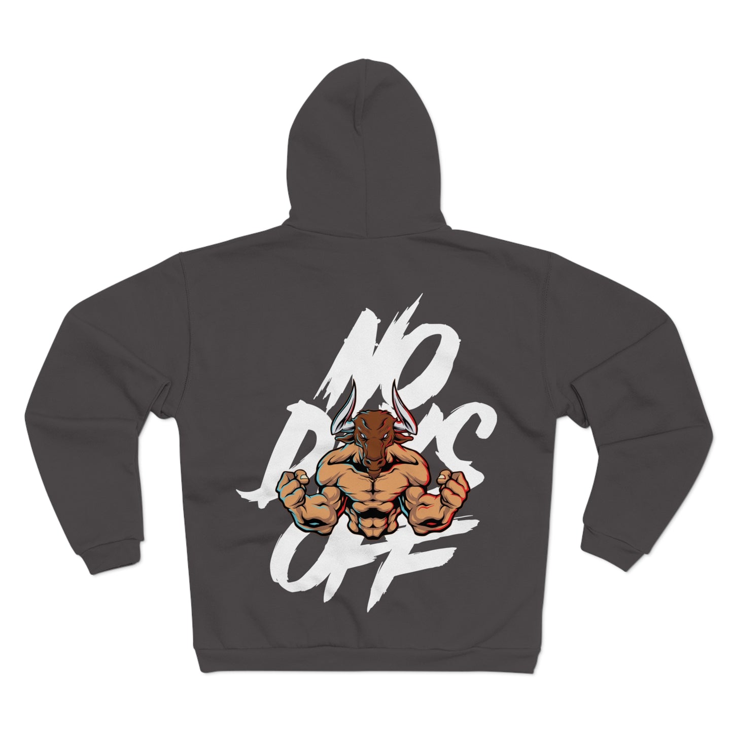 No Days Off Unisex Hooded Zip Sweatshirt - Motivational Gym Wear