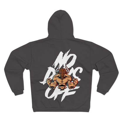 No Days Off Unisex Hooded Zip Sweatshirt - Motivational Gym Wear