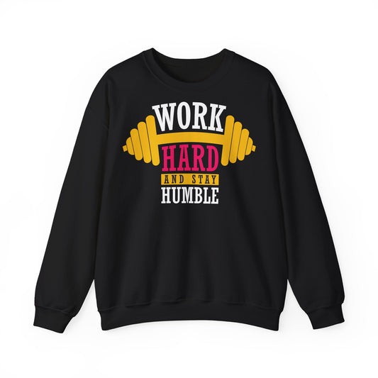 Work Hard Unisex Heavy Blend™ Crewneck Sweatshirt