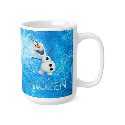 Frozen-Themed Ceramic Coffee Cup Set | 11oz & 15oz | Perfect for Fans