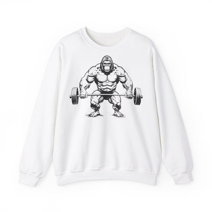 Muscle Lifting Gorilla Sweatshirt - Unisex Heavy Blend™ Crewneck