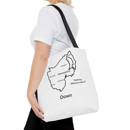 Down Tote Bag White Edition
