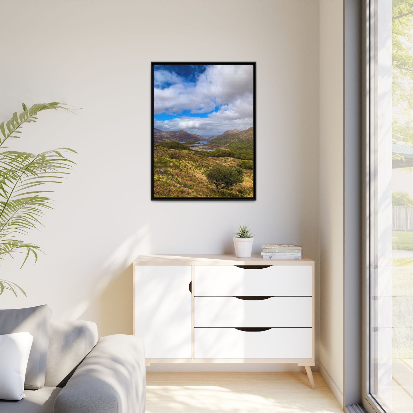 Matte Canvas, Framed (Multi-color)