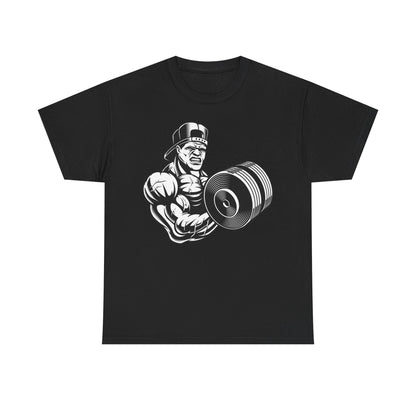 Gym Motivation Unisex Heavy Cotton Tee - Weightlifting Graphic Shirt