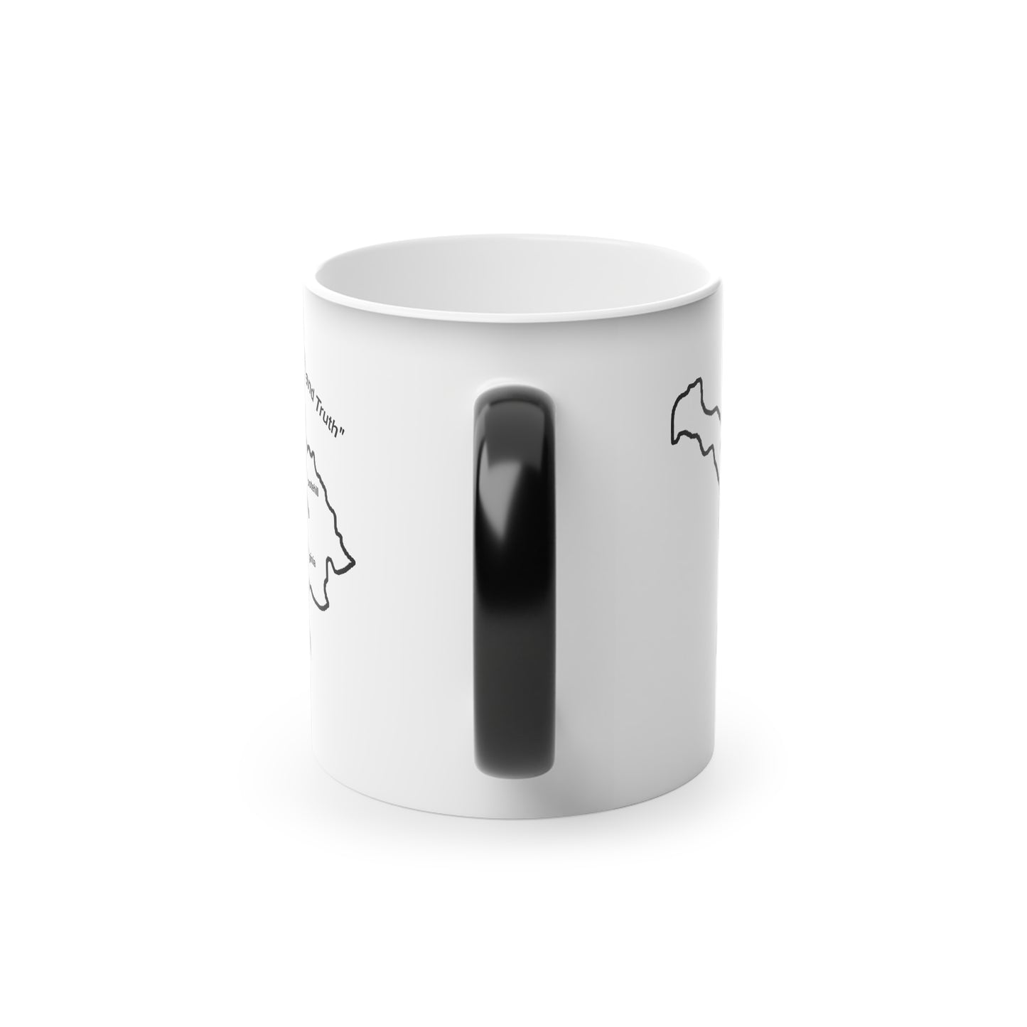 Cavan Magic Mug: Color - Changing Coffee Cup with Artistic Map Design