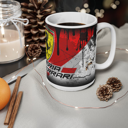 Scuderia Ferrari Ceramic Coffee Cups - 11oz & 15oz | Perfect Gift for Racing Fans