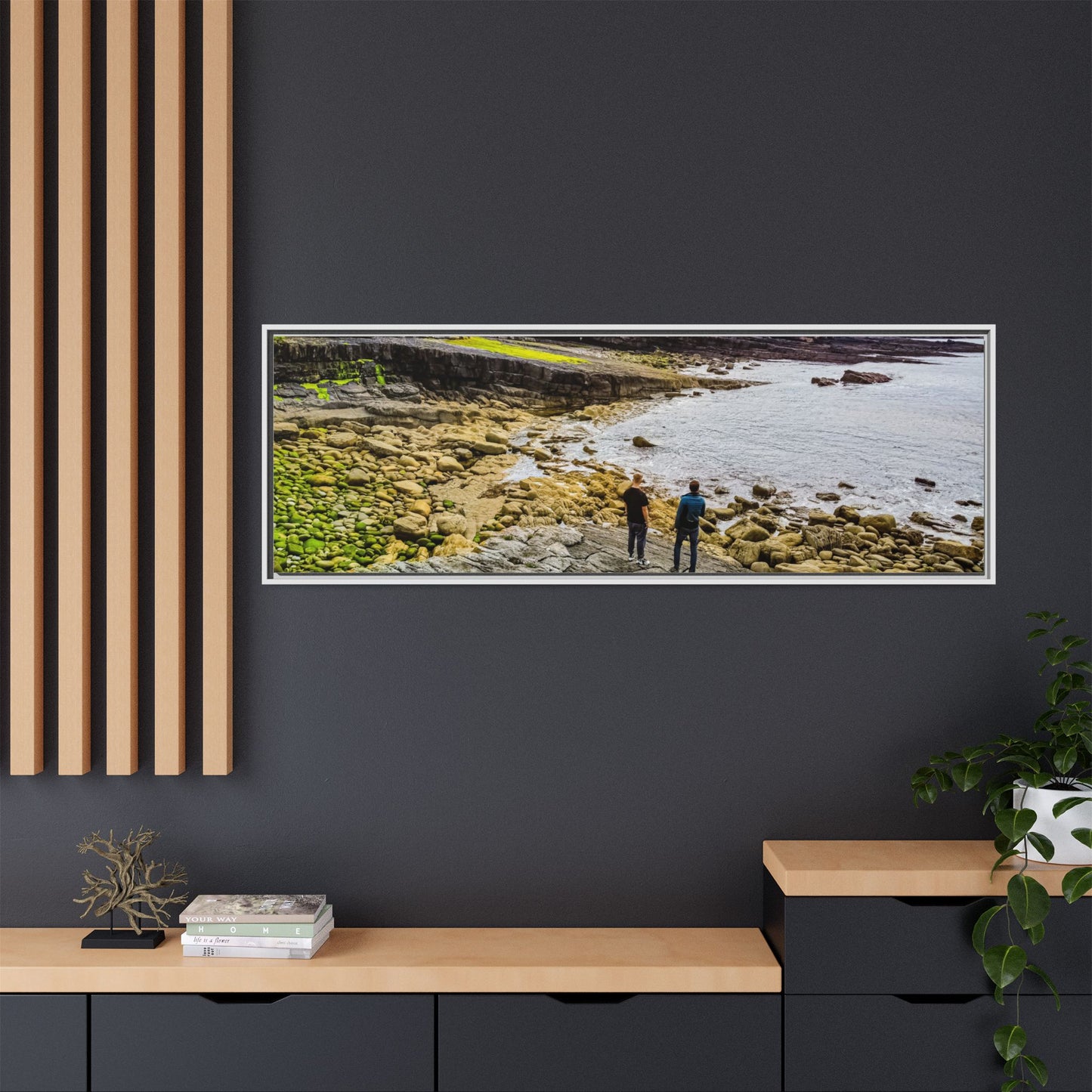 Sligo County Matte Canvas, Framed (Multi-color)