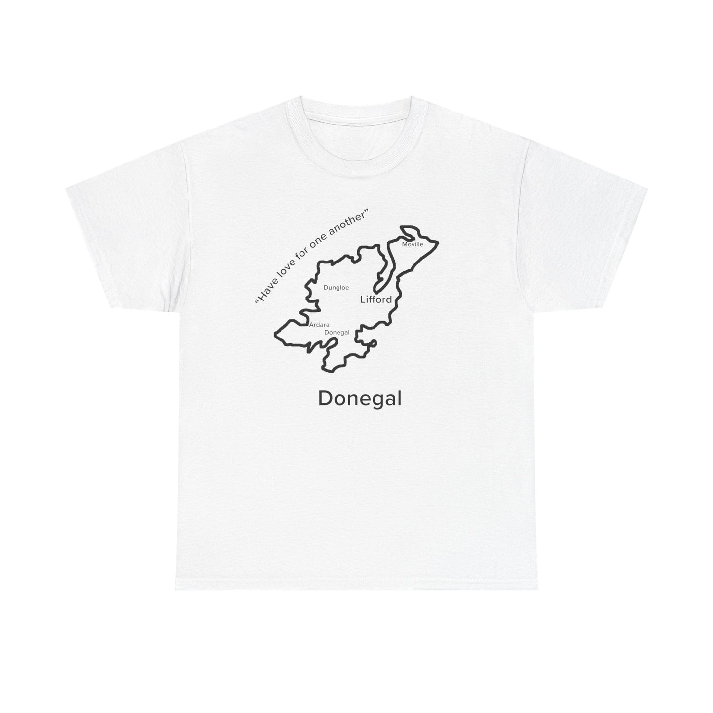 Donegal Unisex Heavy Cotton Tee White Edition