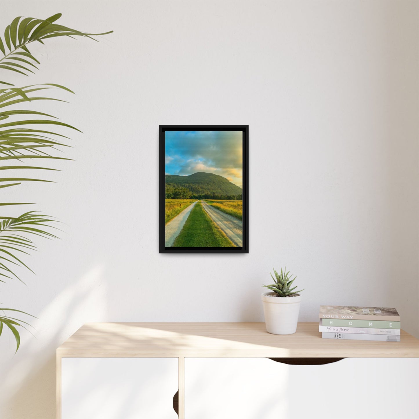 Mountain Torc Matte Canvas, Framed (Multi-color)