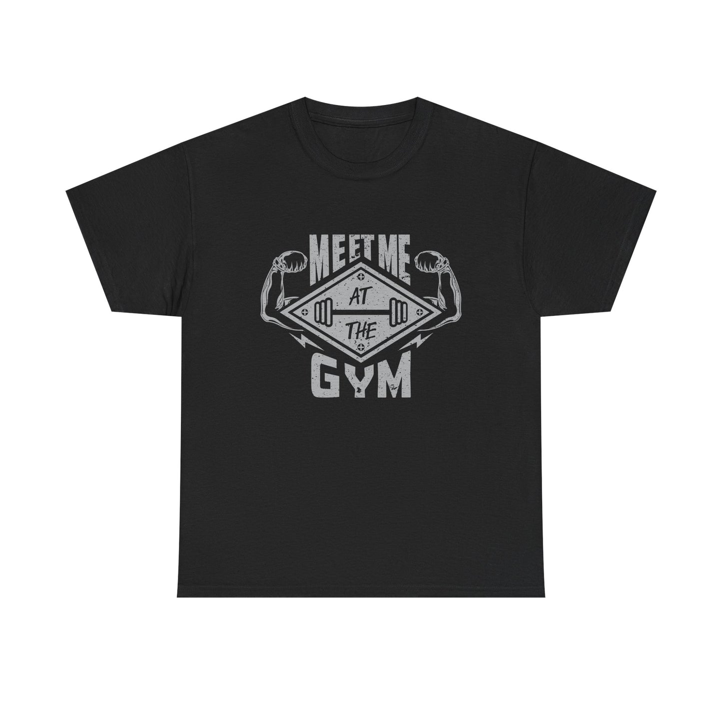 Meet Me at the Gym Unisex Heavy Cotton Tee - Fitness Motivational Shirt