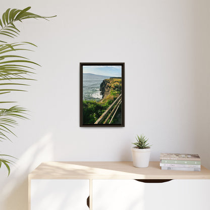 Ballybunion Cliff Walk Matte Canvas, Framed (Multi-color)