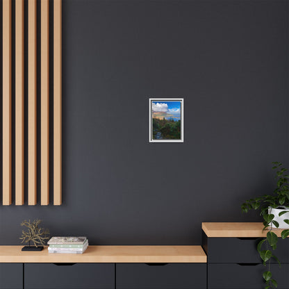 Torc Trail Stairs Matte Canvas, Framed (Multi-color)