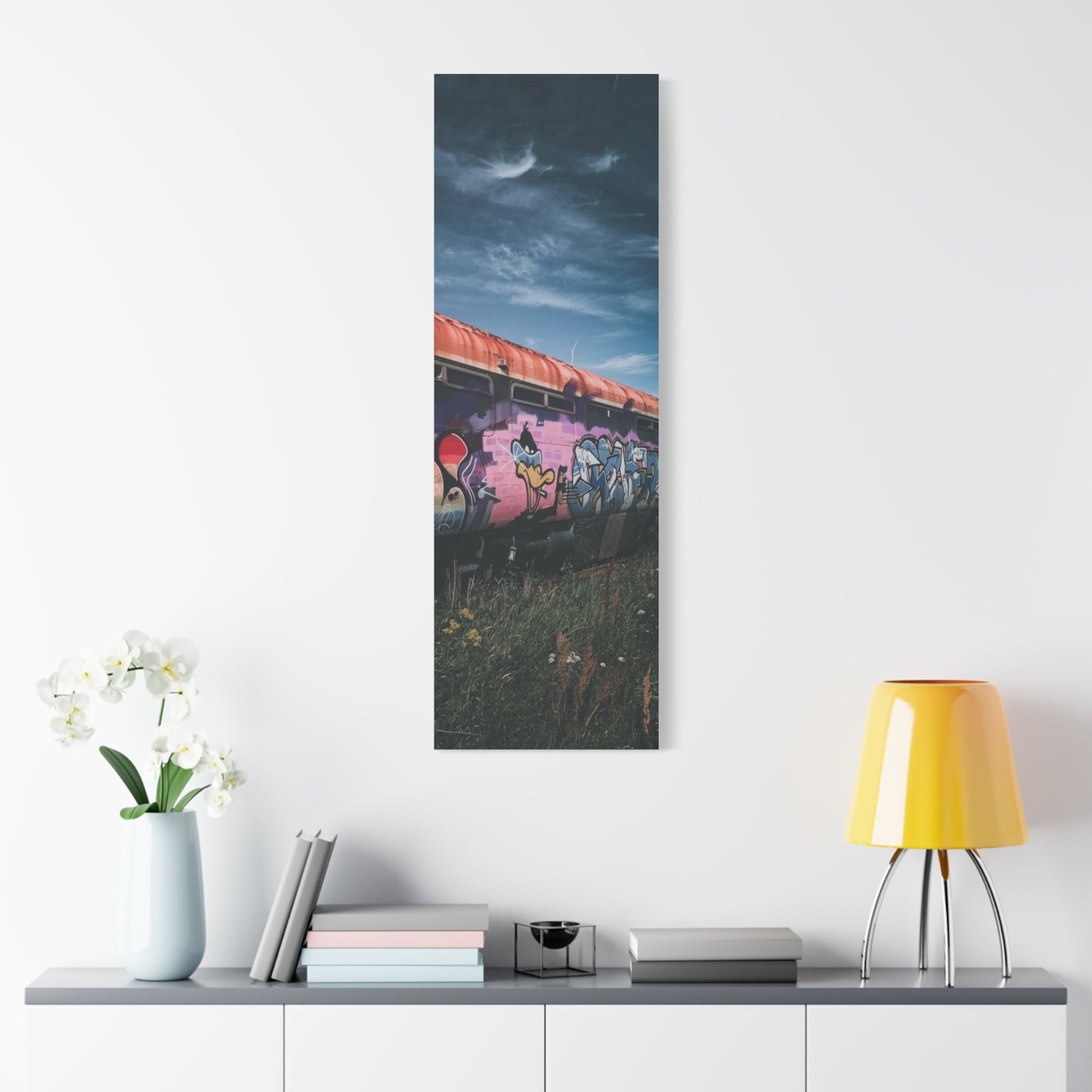 Night Train Matte Canvas, Stretched, 1.25"