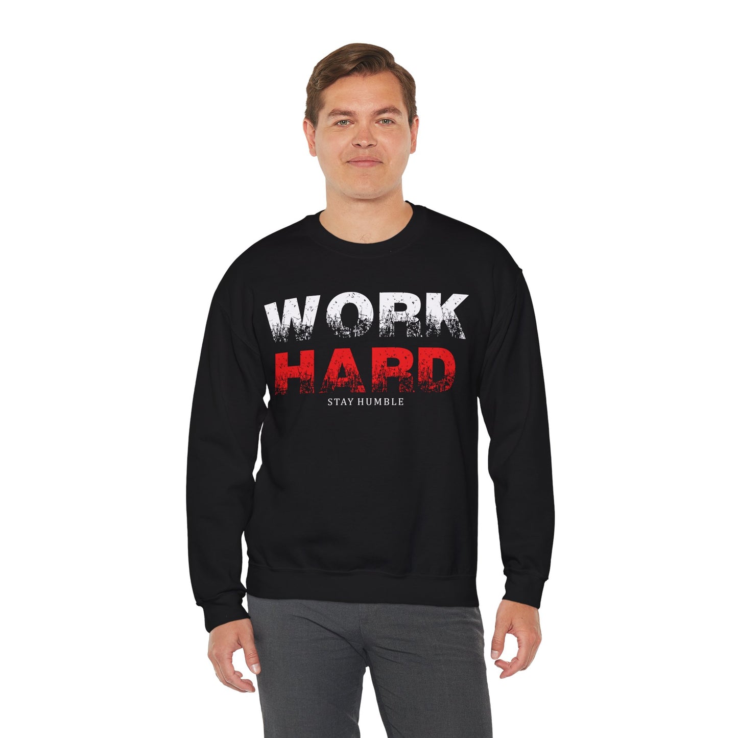 Work Hard Or Go Home Unisex Heavy Blend™ Crewneck Sweatshirt