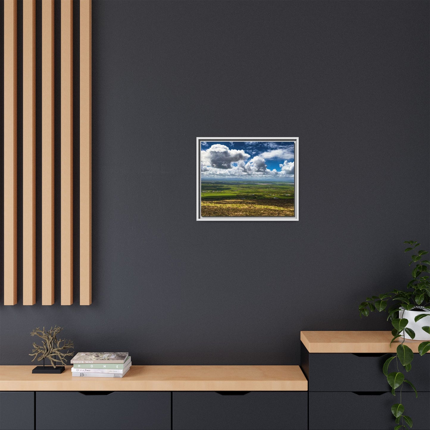 Kerry Panorama Matte Canvas, Framed (Multi-color)