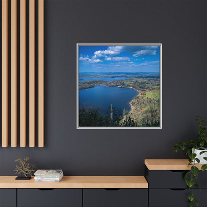 Kuckross Lake Matte Canvas, Framed (Multi-color)