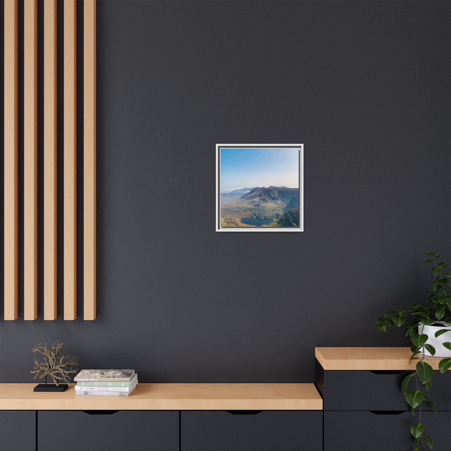 MacGillycuddy's Reeks Matte Canvas, Framed (Multi-color)