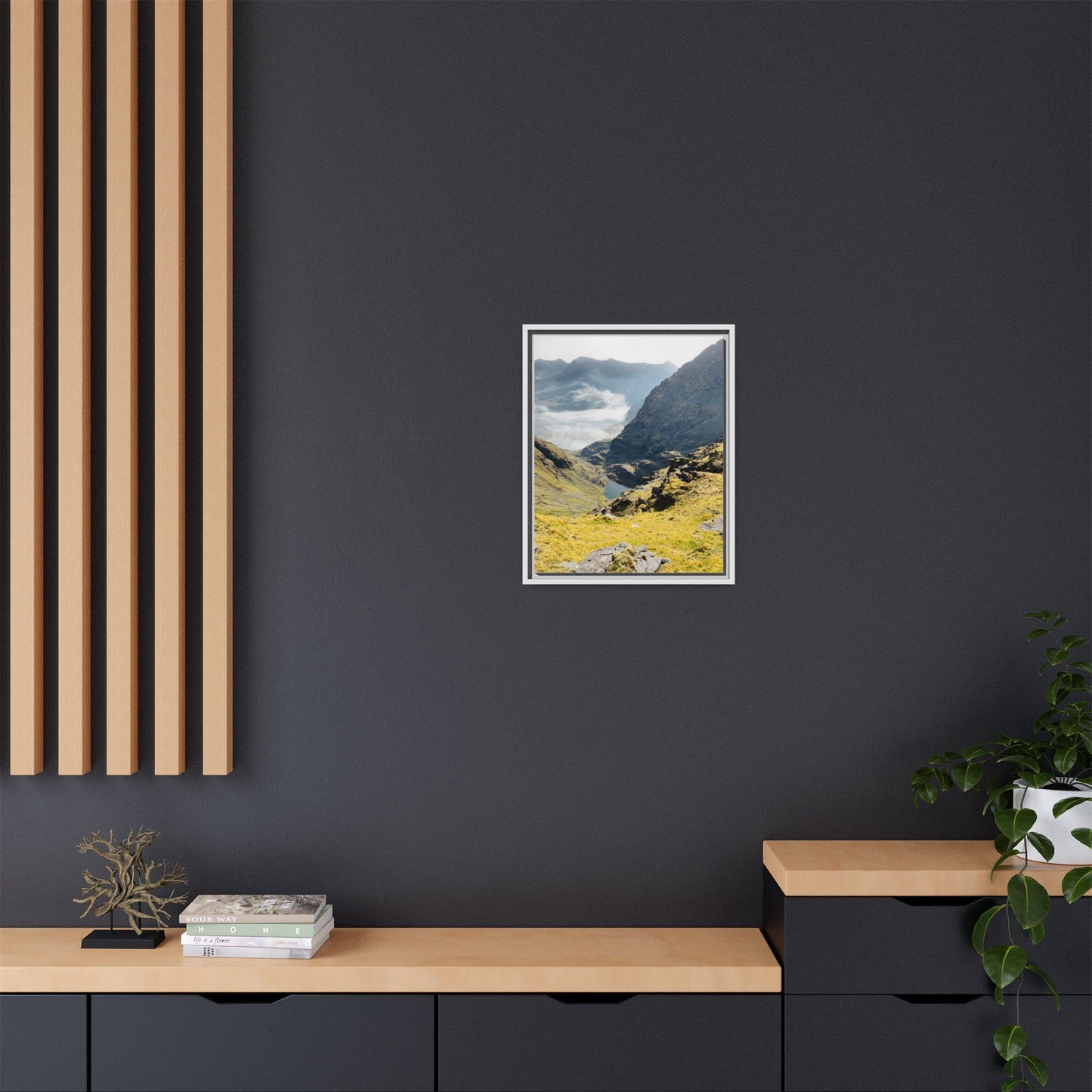 Kerry Mount Matte Canvas, Framed (Multi-color)