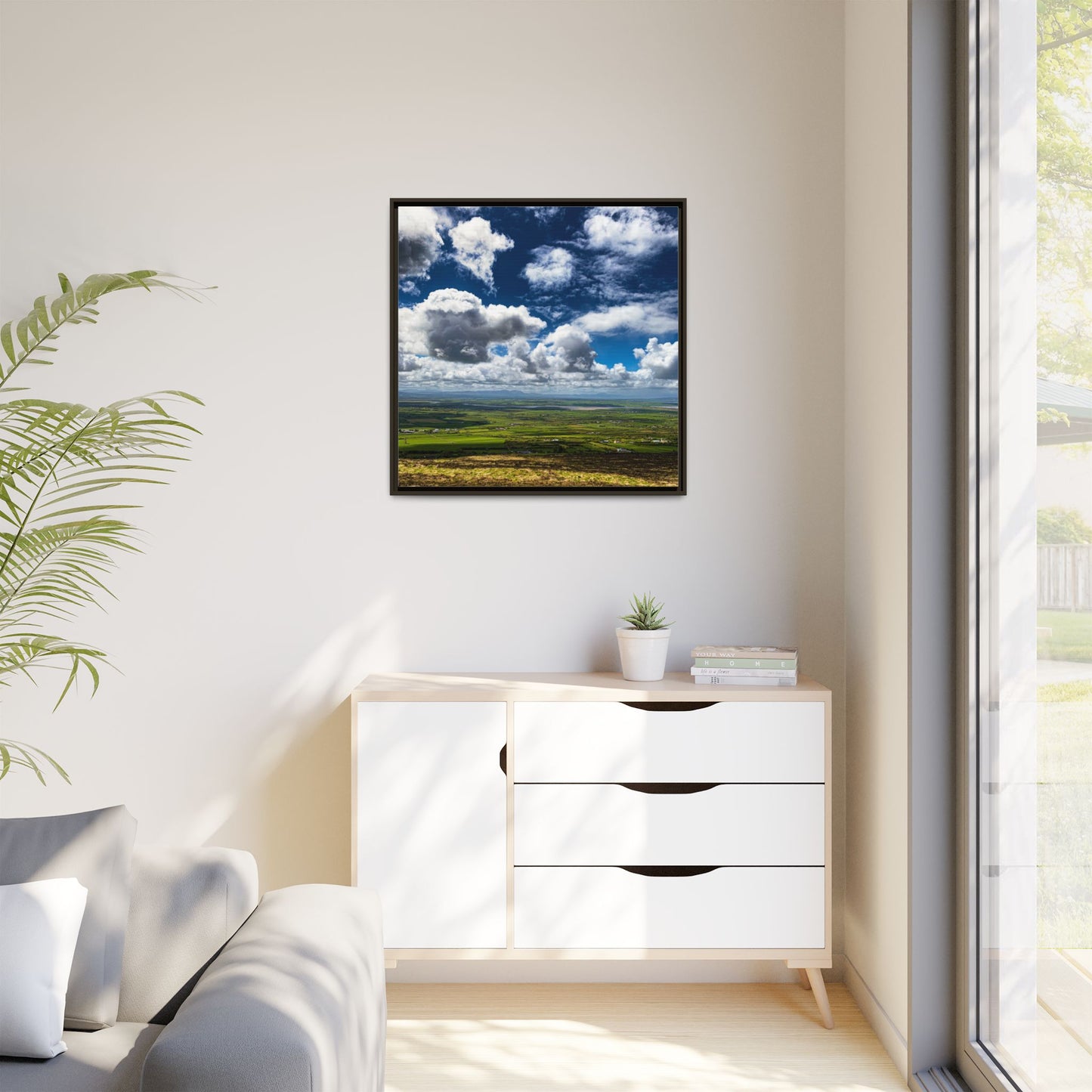 Kerry Panorama Matte Canvas, Framed (Multi-color)