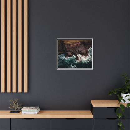 Kerry Head Matte Canvas, Framed (Multi-color)