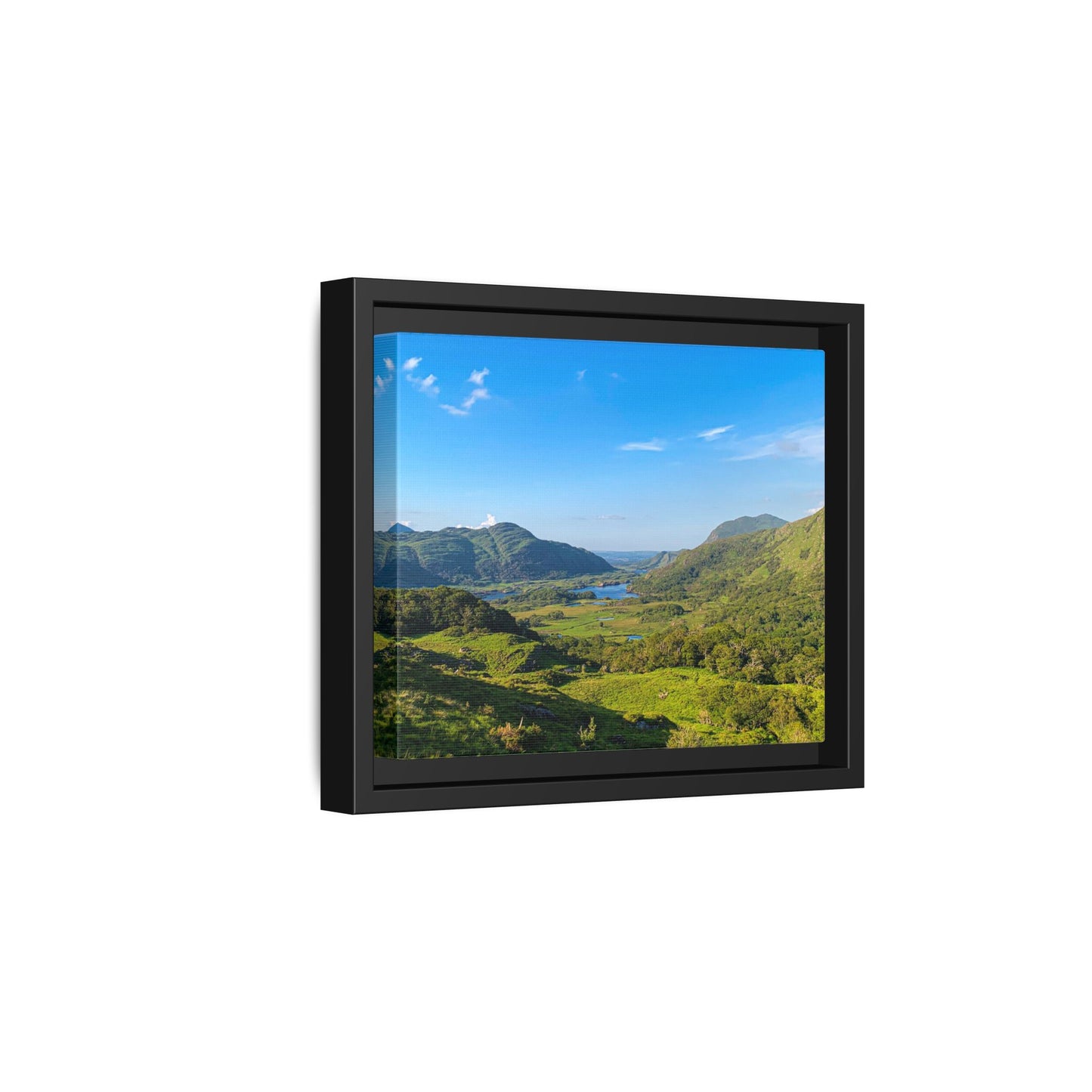 Ladies View Spring Matte Canvas, Framed (Multi-color)