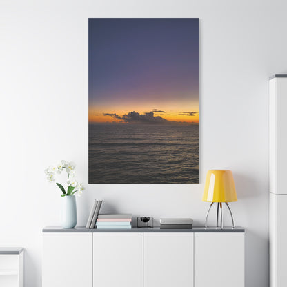 Sunset in Ocean 2 Matte Canvas, Stretched, 1.25"