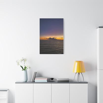 Sunset in Ocean 2 Matte Canvas, Stretched, 1.25"