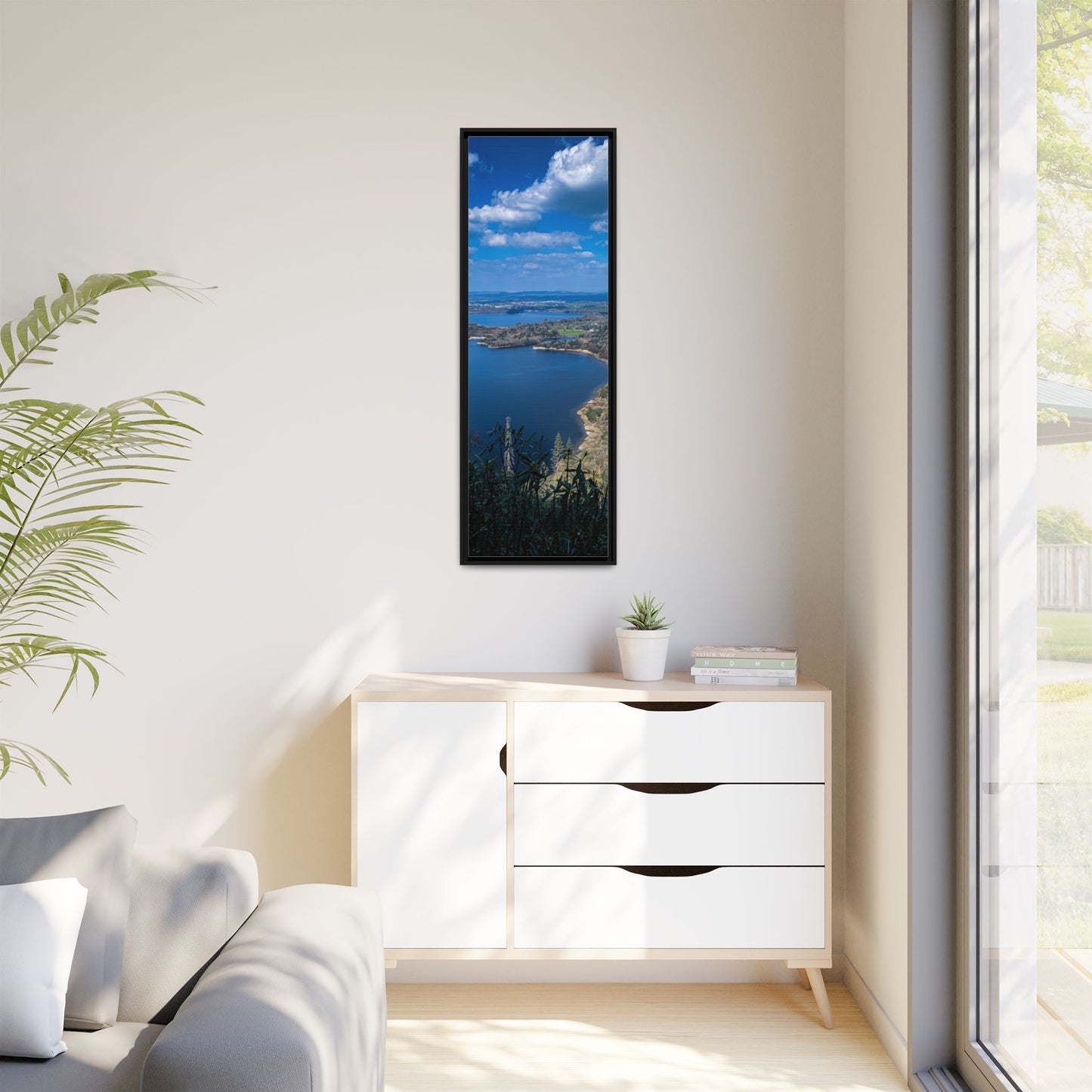 Kuckross Lake Matte Canvas, Framed (Multi-color)