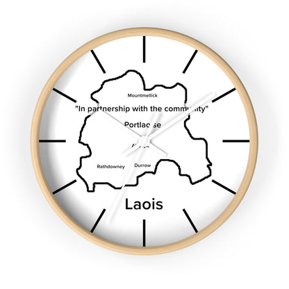 Laois County Map Wall Clock — Minimalist Irish County Clock