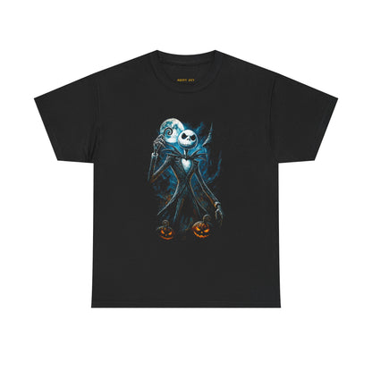 Jack Skellington Halloween Tee — The Nightmare Before Christmas Jack with Pumpkins