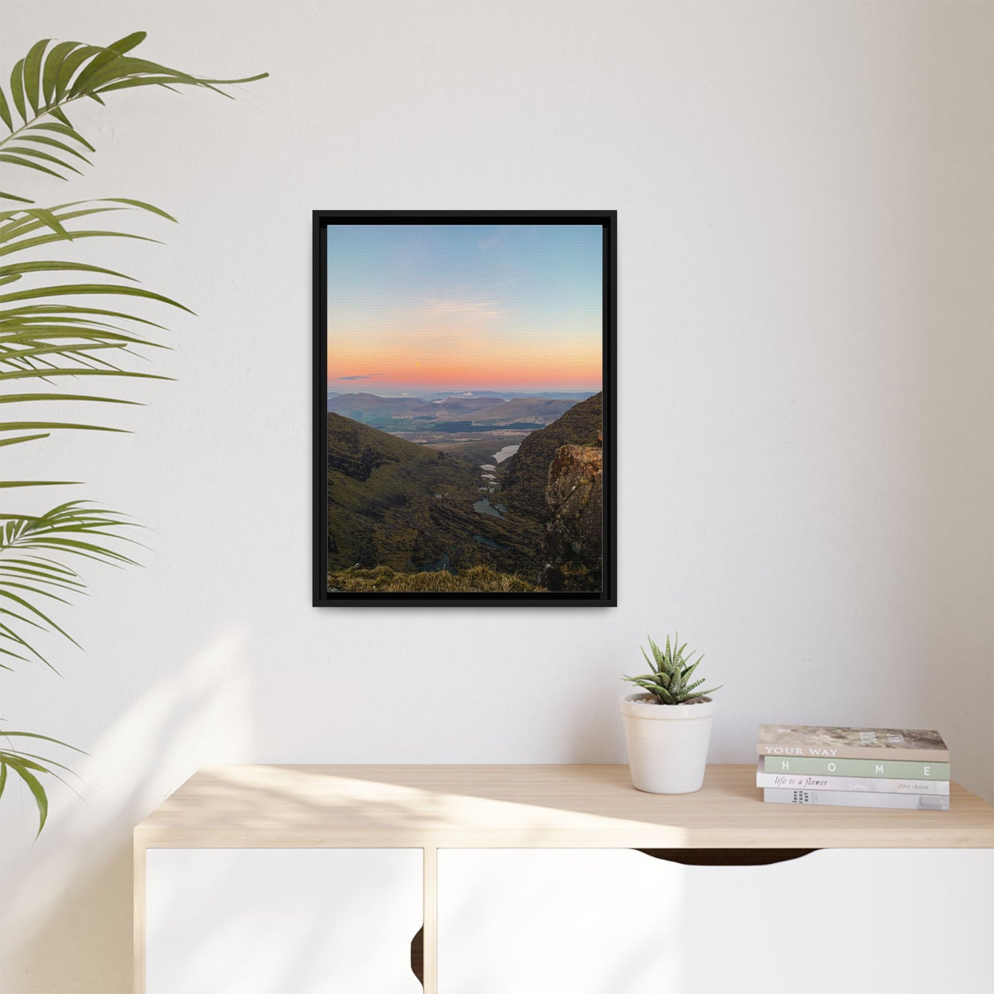 On The Way To Mount Brandon Matte Canvas, Framed (Multi-color)