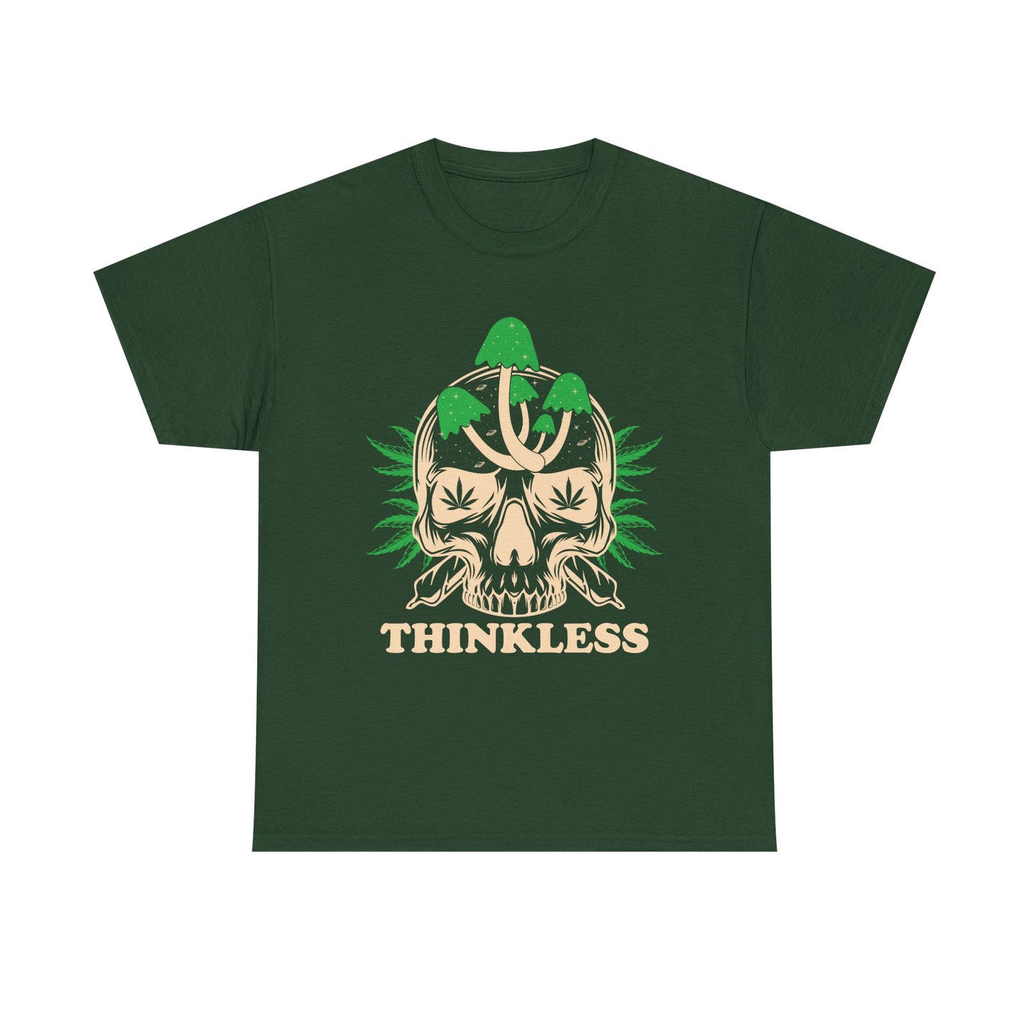 Mushroom Skull 'THINKLESS' T-Shirt