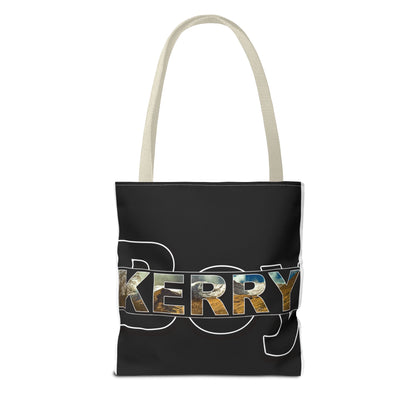 Kerry Boy Black - Black Tote Bag (AOP)