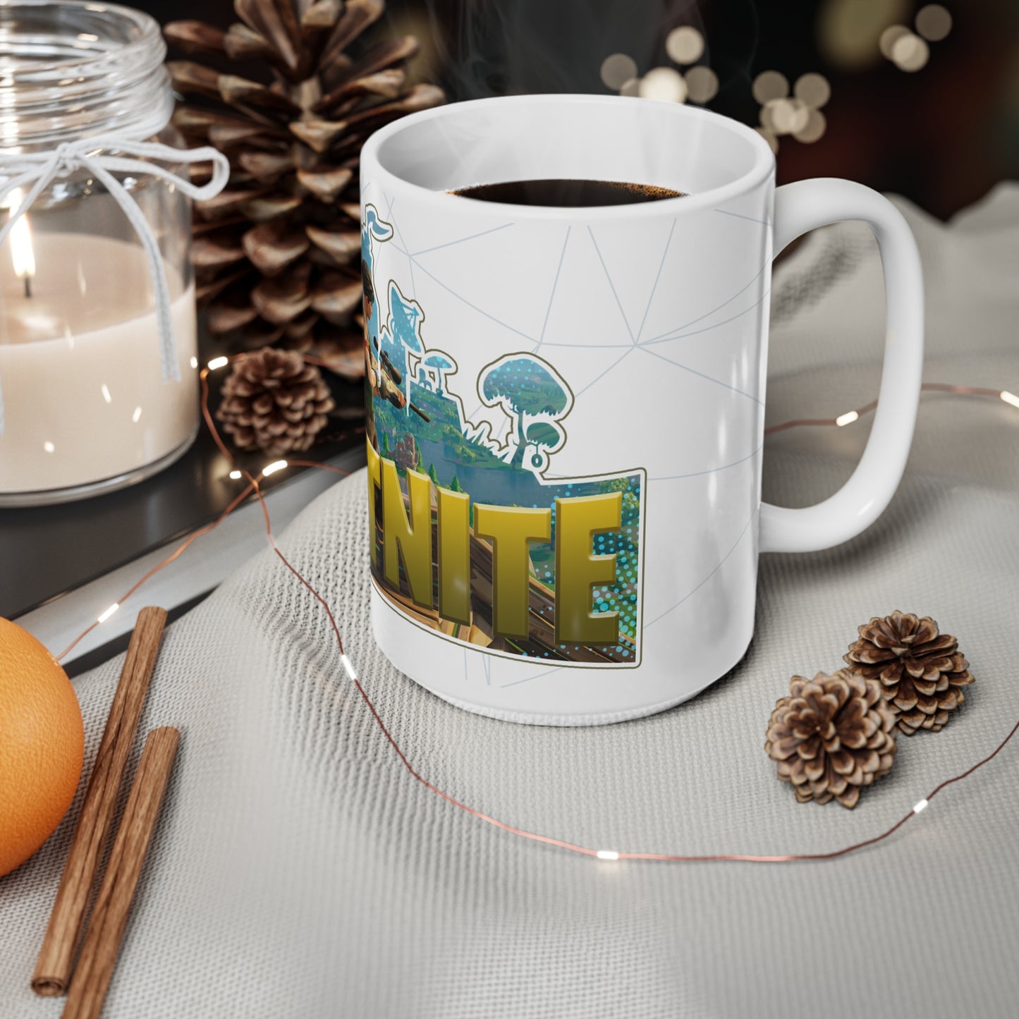 Fortnite Gaming Ceramic Coffee Cup - 11oz & 15oz - Perfect for Gamers