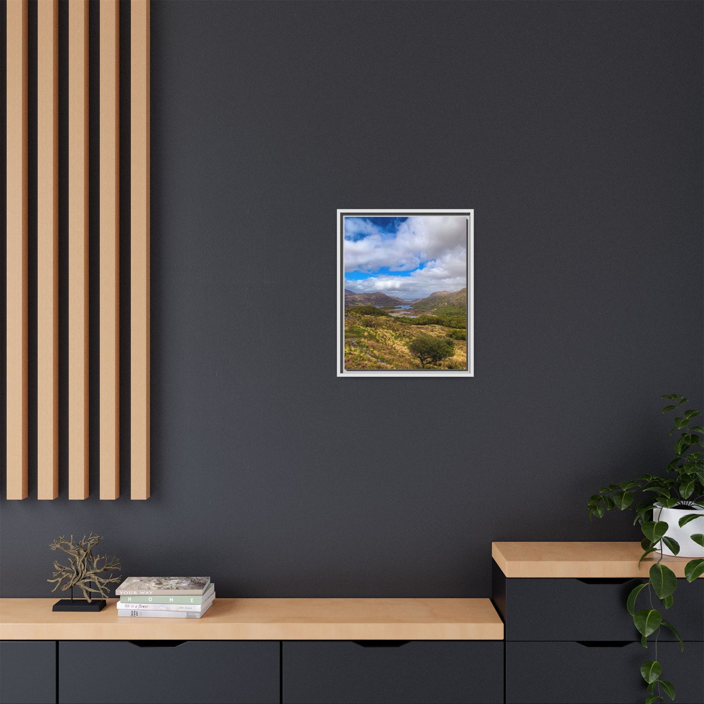 Matte Canvas, Framed (Multi-color)
