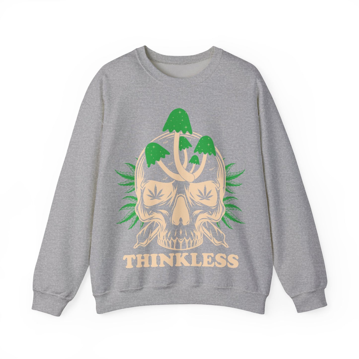 Mushroom Skull 'THINKLESS' Sweatshirt