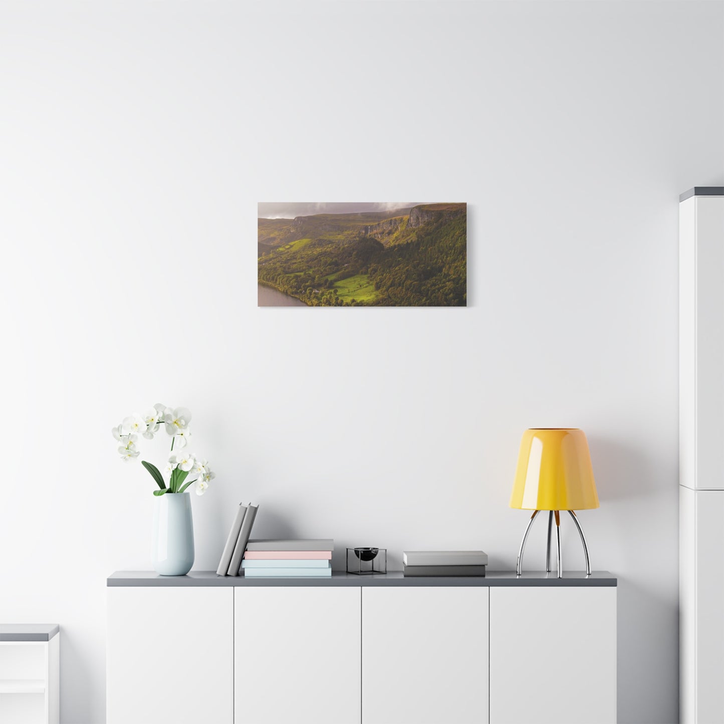 Sruth in Aghadh an Aird or The devil's Chimney Matte Canvas, Stretched, 1.25"