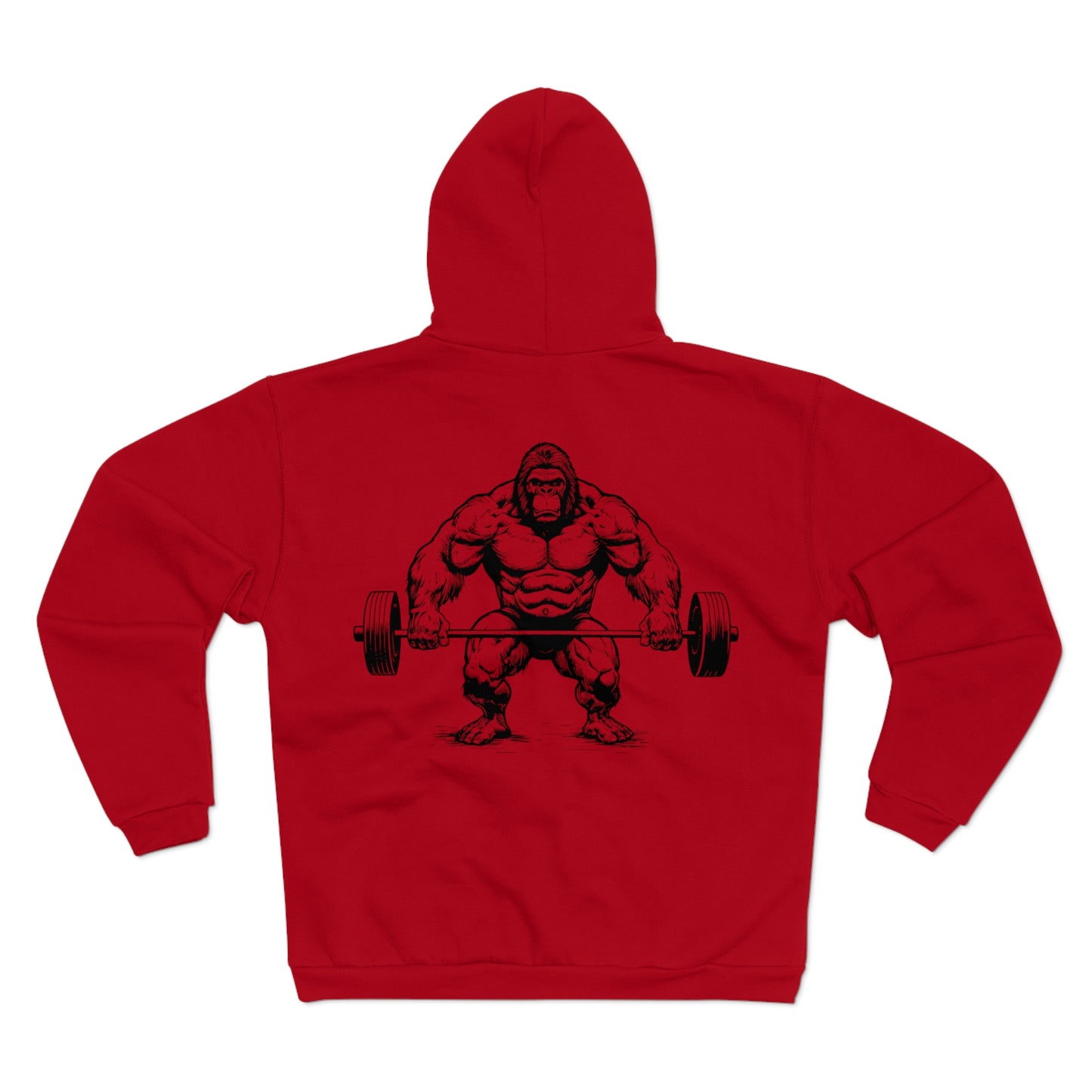 Gorilla Strength Gym Unisex Hooded Zip Sweatshirt