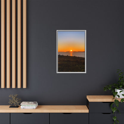 Sunset Ring Of Kerry Matte Canvas, Framed (Multi-color)